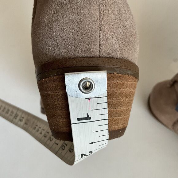 Jack Rogers Chelsea Boot Women Size 9.5M Taupe Suede Poppy Pull-on Waterproof - Picture 8 of 12